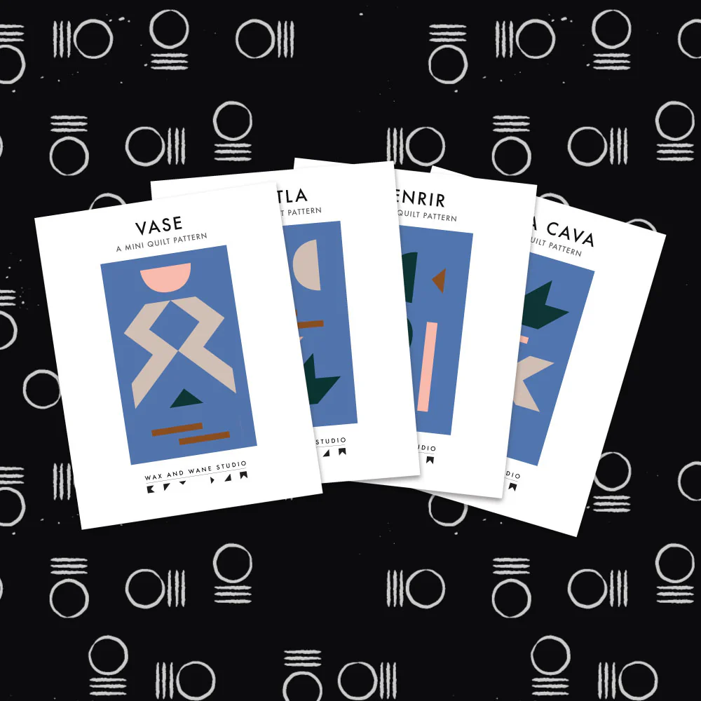 Moons & Vessels Runes | PDF Download Mini Quilt Pattern Bundle