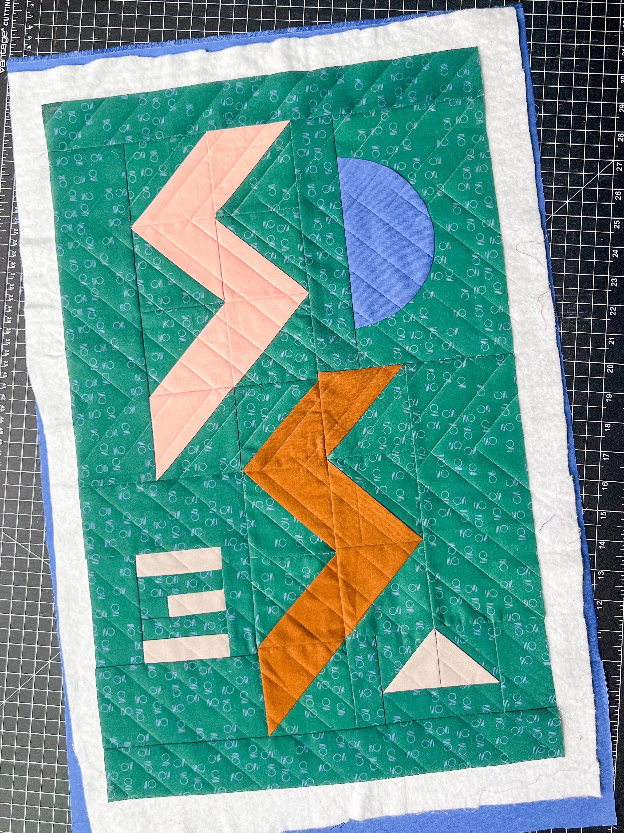 Waves (Denial) | PDF Download Mini Quilt Pattern - Image 3